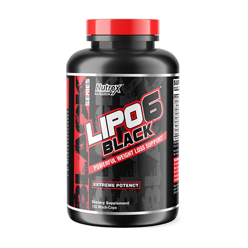 Жироспалювач Nutrex Research Lipo 6 Black Powerful WLS Extreme Potency, 120 капсул